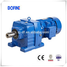 DOFINER R series helical gear electric motor speed reducer
